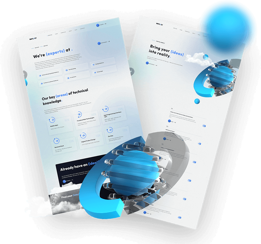 WayLogy - Fancy Hi-tech website for <span>App-developing company</span>